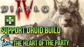 Diablo 4 - Support Druid Build! EXTREMELY STRONG BUFFS!