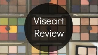 Viseart Palette Review | Swatches of All 8 12 Pan Palettes & 1 Theory