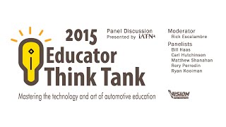 2015 Educator Think Tank Panel Discussion from ASA Midwest Vision Hi-Tech Training & Expo screenshot 4