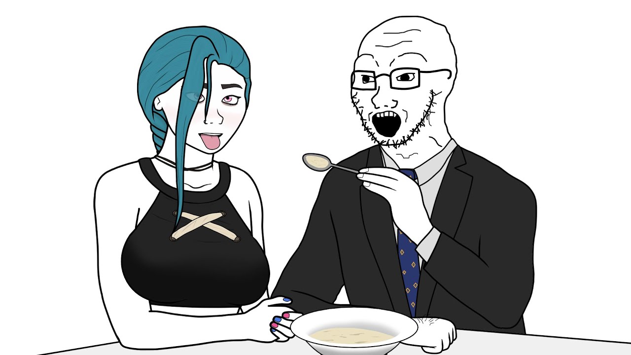 WHEN E-GIRL DATES HER SIMP