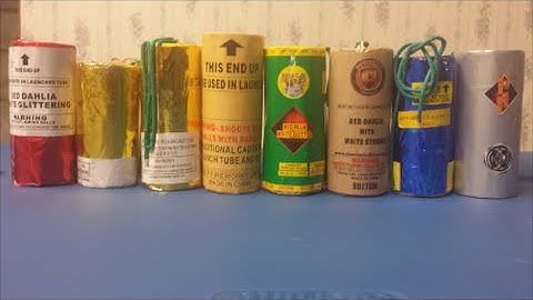 Fireworks Demo Preview - 2015 Canister Shell Comparison - Weigh In (8 Different Shells)