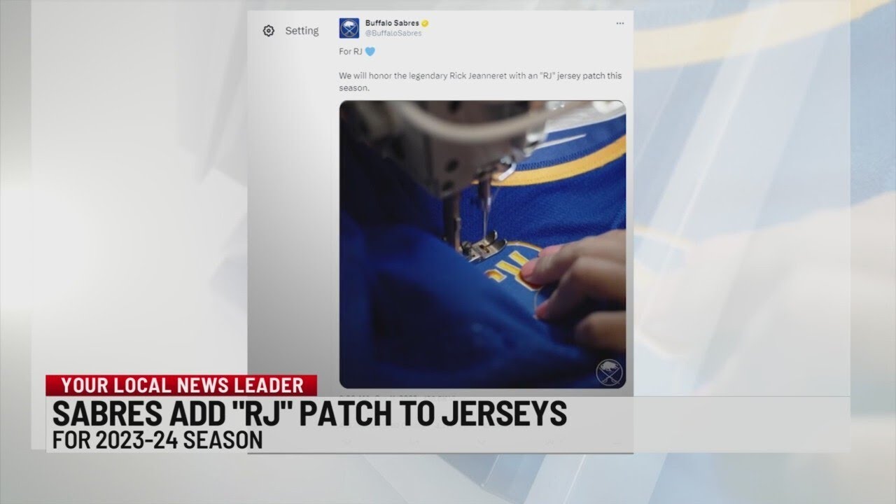 Sabres unveil sign on Perry Street in honor of Rick Jeanneret