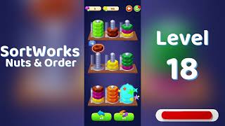 SortWorks Nuts & Order Level 18 Walkthrough | SortWorks Level 18 | Go Answer