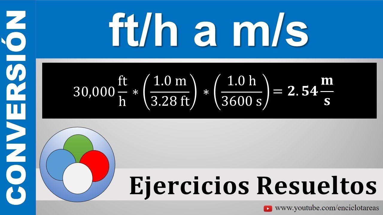 Como se hace los factores de conversion