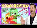 ER Doctor REACTS to Happy Tree Friends Medical Scenes #3