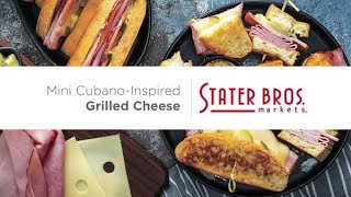 Mini Cubano-Inspired Grilled Cheese