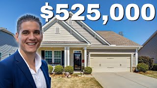 Inside a $525,000 Single Family Home in a GREAT Lake Wylie SC Community | Charlotte NC Homes For Sal by Living in Charlotte NC  345 views 1 month ago 3 minutes, 46 seconds