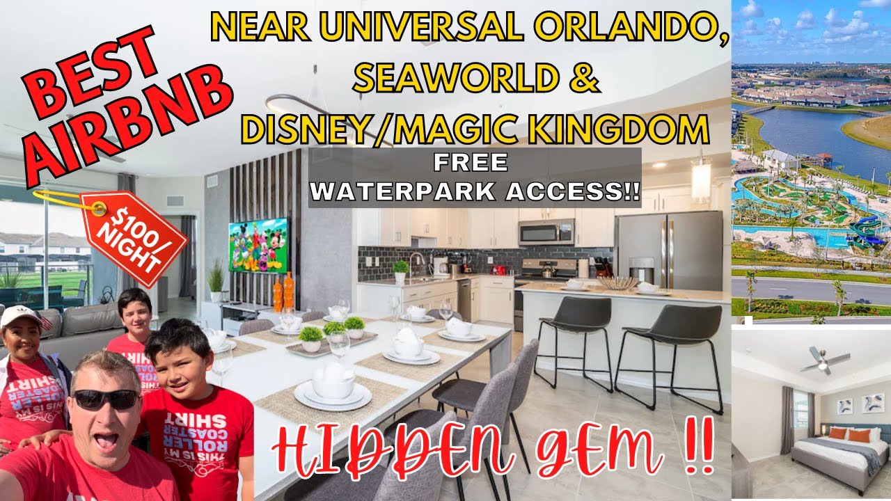ORLANDO AIRBNB TOUR, NEAR UNIVERSAL STUDIO/DISNEY, FREE WATERPARK- STOREY  LAKE RESORT FLORIDA-SLEEP8