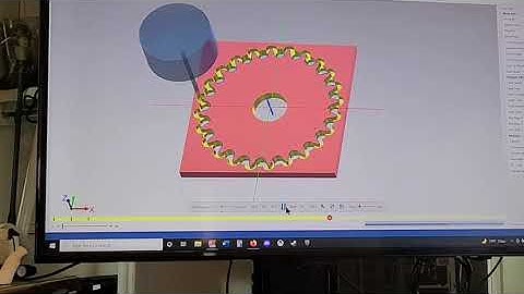 First attempt at making a sprocket.