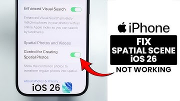 [iOS 26] iPhone: Fix Spatial Scene Wallpaper Not Working Problem on Lockscreen