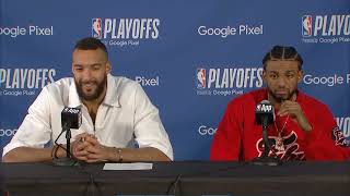 Rudy Gobert & Nickeil Alexander Walker PostGame Interview | Minnesota Timberwolves vs Denver Nuggets