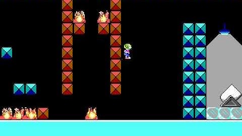 Commander Keen Episode 1 - Marooned on Mars - How To Get To The Secret Level