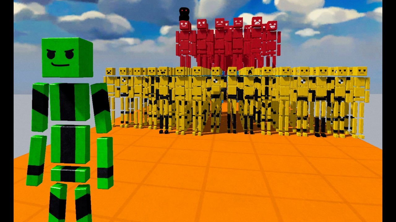 Corrupted Ragdolls Destroying an army of ragdolls in Fun With Ragdolls 2024 100! - YouTube
