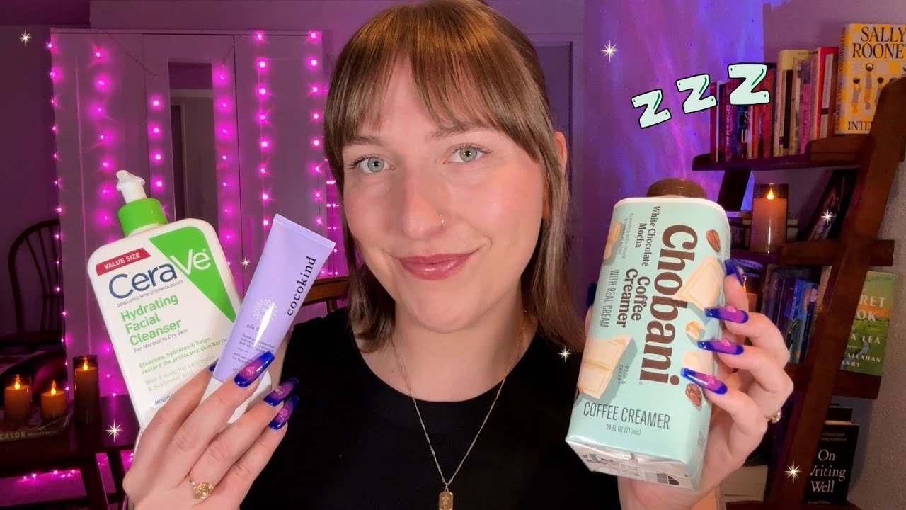 ASMR Empties + New Stuff Haul Combo💕 Tapping, Scratching & Whispering