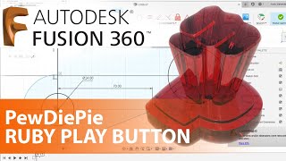Fusion 360 Make Pewdiepie 50M Ruby Play On