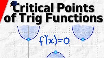 Finding Critical Numbers of Trig Functions | Calculus 1 Exercise