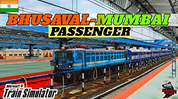🔴OLD PASSENGER TRAIN RETURNS 🚂 WAG7 With 51154 Bhusaval–Mumbai (CSMT) Passenger (part - 2) #mstslive