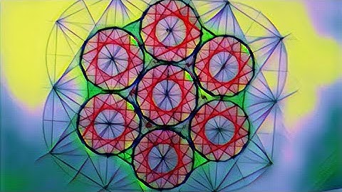 12 pointed star, multi layered