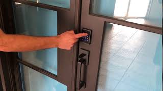 Emtek Touch Square Deadbolt Operation