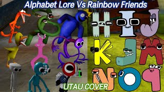 Alphabet Lore Vs All Rainbow Friends Sings Friends To Your End | Alphabet Lore HIJKLMNOP x ROBLOX