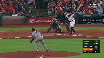 Carlos Correa Solo Homerun vs Yankees | Astros vs Yankees Game 2 ALCS