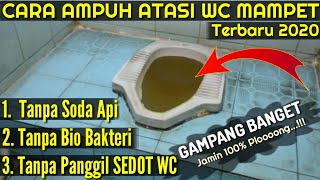 Cara Mengatasi WC MAMPET Jamin BERHASIL 100%, TANPA SEDOT WC Tanpa Soda Api