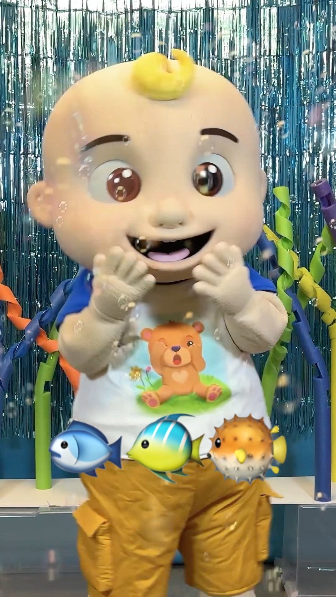 Do the Fast Little Fishy Dance ??! Real Life CoComelon! #shorts