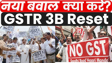GSTR 3B reset 2024 | A new headache | Solution? | New GST Forms | Revise GSTR 3B new option