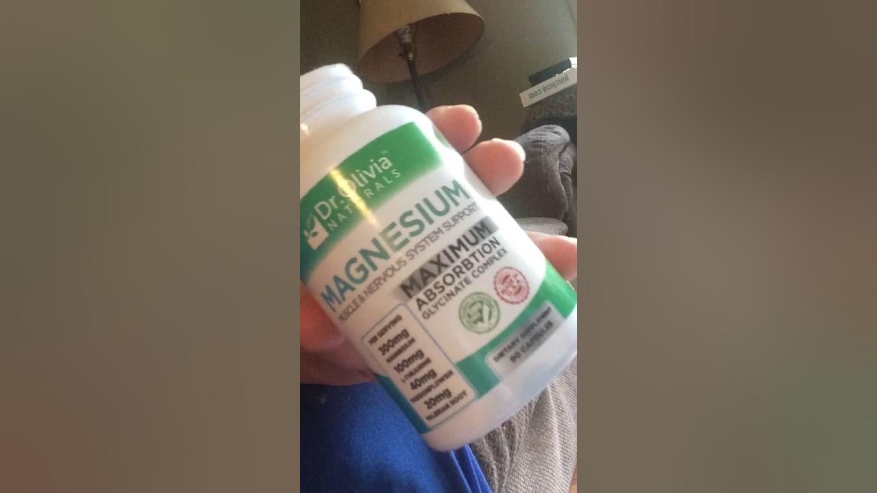Magnesium Glycinate Complex with LTheanine, Passionflower & Valerian Root YouTube