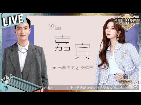 【独家Live版】紫宁穿婚纱和James温柔对唱《嘉宾》哭腔听泪目#天赐的声音3 EP4