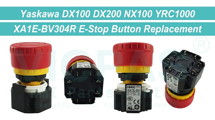 XA1E-BV304R Yaskawa DX100 DX200 NX100 YRC1000 MOTOMAN Teach pendant Emergency Stop Switch Repair