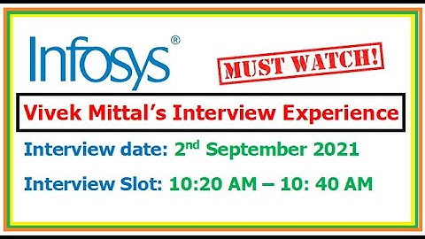 Infosys Real Interview Experience (Vivek Mittal), Is Infosys Interview Easy or Hard?