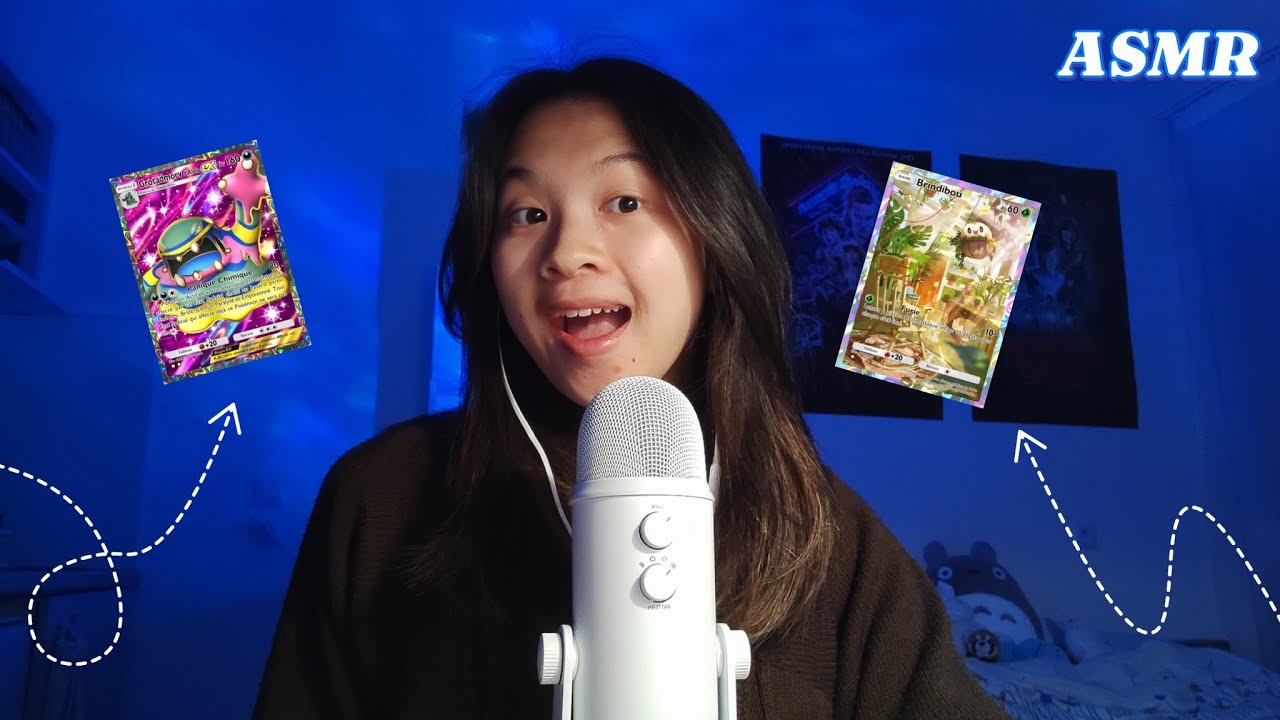 ASMR | viens ouvrir des boosters pokémon avec moi sur pokémon tcgp ! 🦉✨