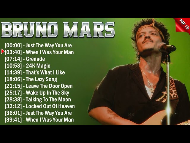 Bruno Mars Greatest Hits Popular Songs - Top Song This Week 2024 class=