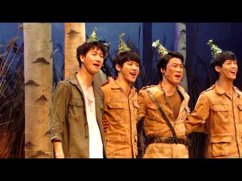 140725 여신님이 보고 계셔 커튼콜 (신성민 ver.)