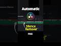 Delete Silence Automatically in DaVinci Resolve / #davinciediting #RemoveSilence #AutoTrim #davinci