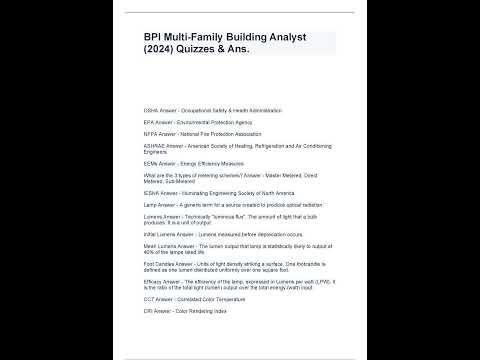 BPI Multi Family