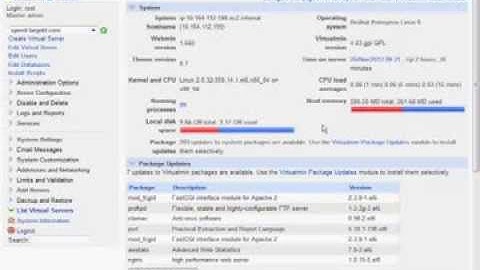 How to add a website in webmin - centos linux - free control panel