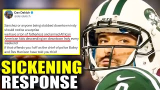 Mark Sanchez Stabbing Makes MAGA Sports Pundit Take His White Hood Off