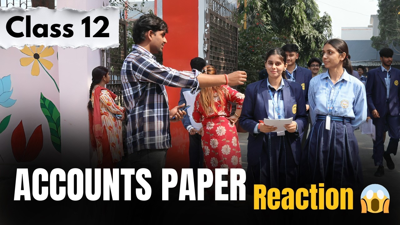 SHOCKINGLY EASY 😱 - Accountancy Board Exam Reaction | 2026 Class 12 Board Exams