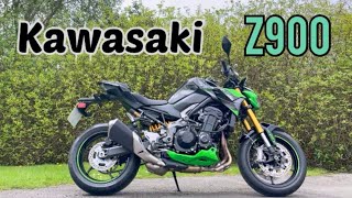 Kawasaki Z900 review. The best naked sports motorcycle? Look around and ride review.