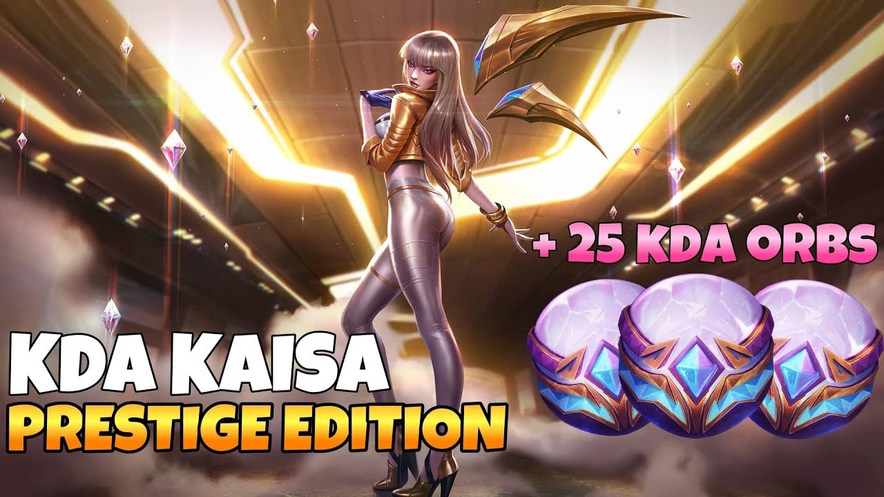 UNLOCKING KDA KAI SA PRESTIGE EDITION AND OPENING 25 KDA ORBS YouTube