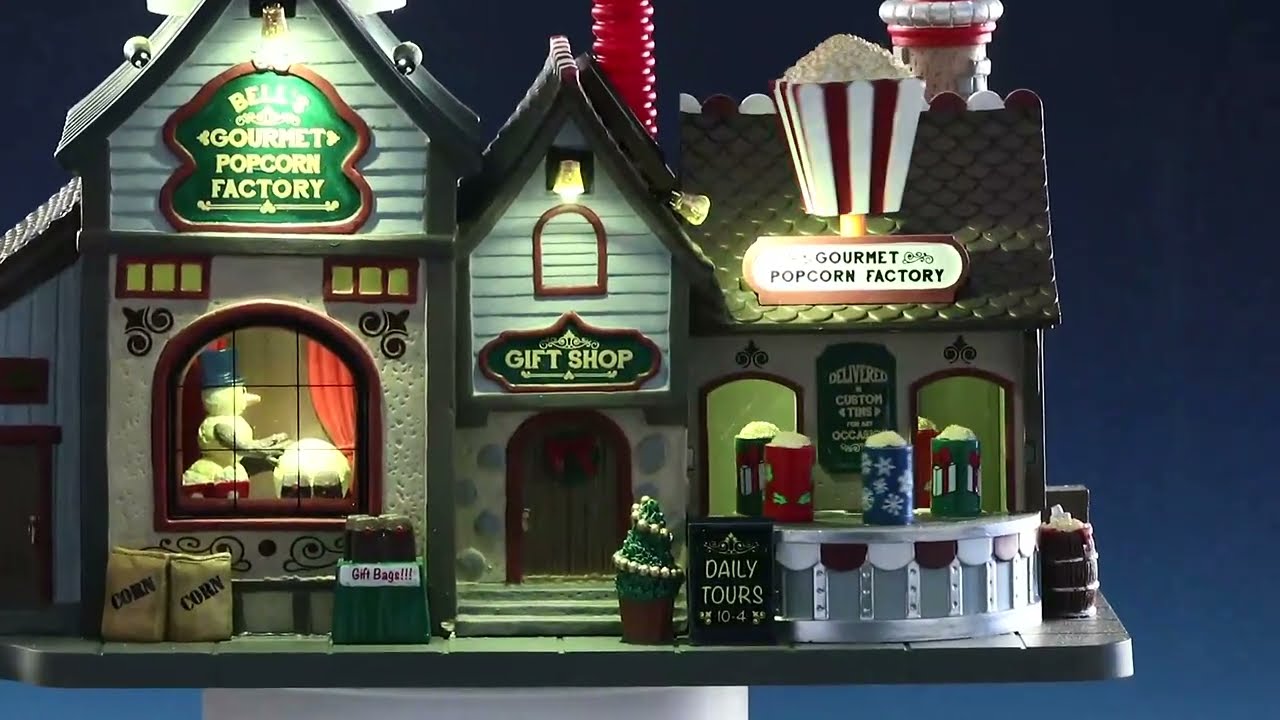 Lemax Bell’s Gourmet Popcorn Factory