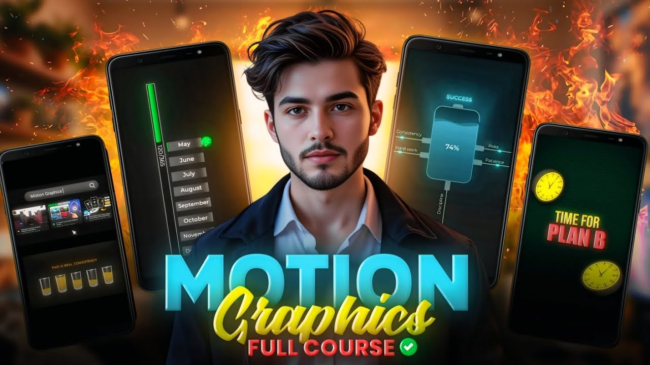 Motion Graphics Full Course on Mobile 🔥 Alight Motion Video Editing ...