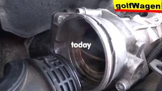 عقل العائلة الملكية حلف  VW Golf 5 1.9TDI BLS motor for intake manifold flap (V157) ? - engine  output test - YouTube