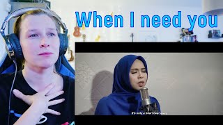 WHEN I NEED YOU  - CÉLINE DION COVER BY VANNY VABIOLA | REACTION