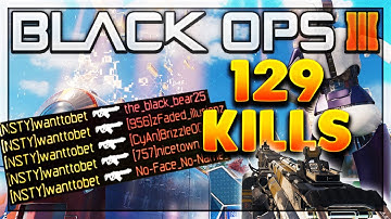 BLACK OPS 3 - 129 KILLS ON NUKETOWN WITH THE DINGO