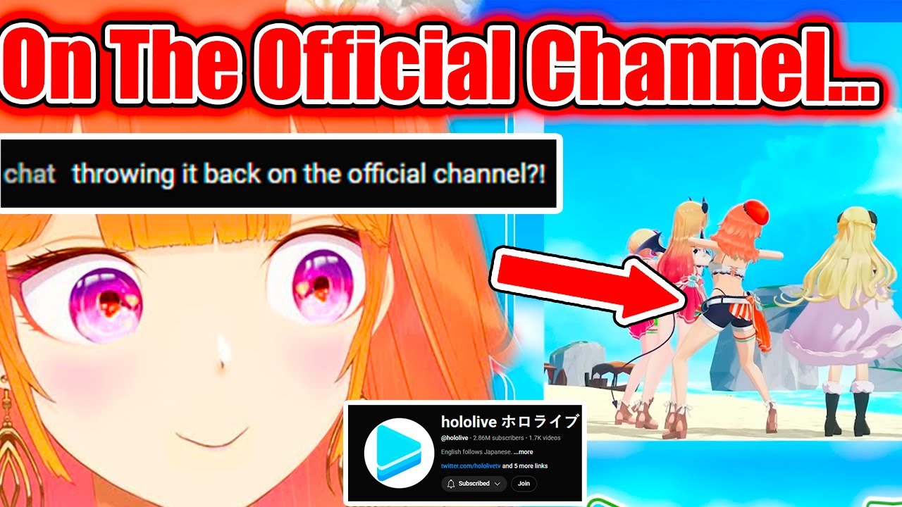 Kiara Couldn’t Resist Doing This Even On The Official Hololive Channel...