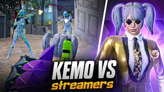 KEMO wipes out Streamers Effortlessly! [*Rank Push Lobby/FPP!?] | BGMI 🔱
