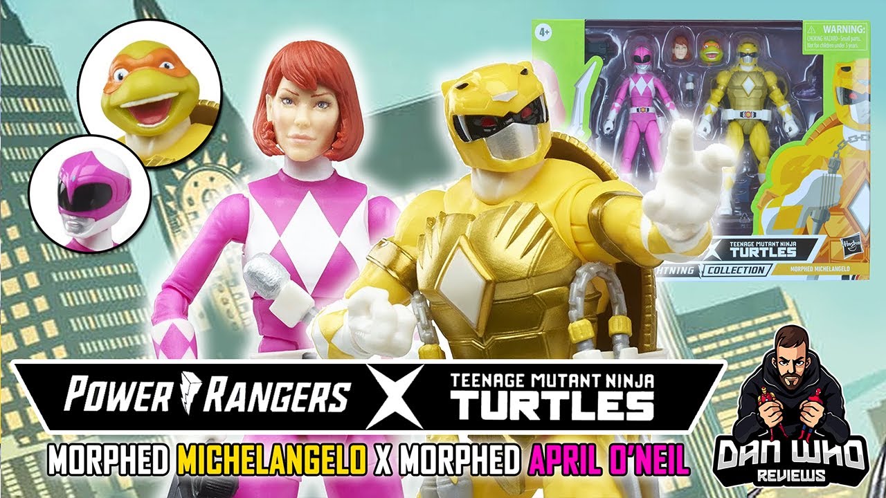 パワーレンジャーX TMNT ライトニングコレクション ミケランジェロエイプリル Amazon.com: Husbro MMPR/TMNT Lightning,Mike and April as Yellow